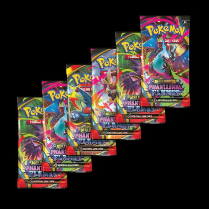 Mega Evolution-Phantasmal Flames Booster Bundle (6 Packs)